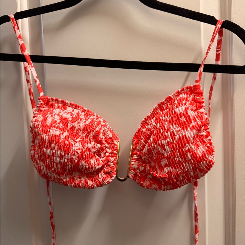 Red and White Women's Bikini Set